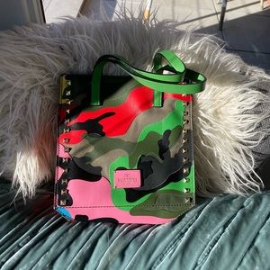 Valentino Garavani camouflage pattern bag
